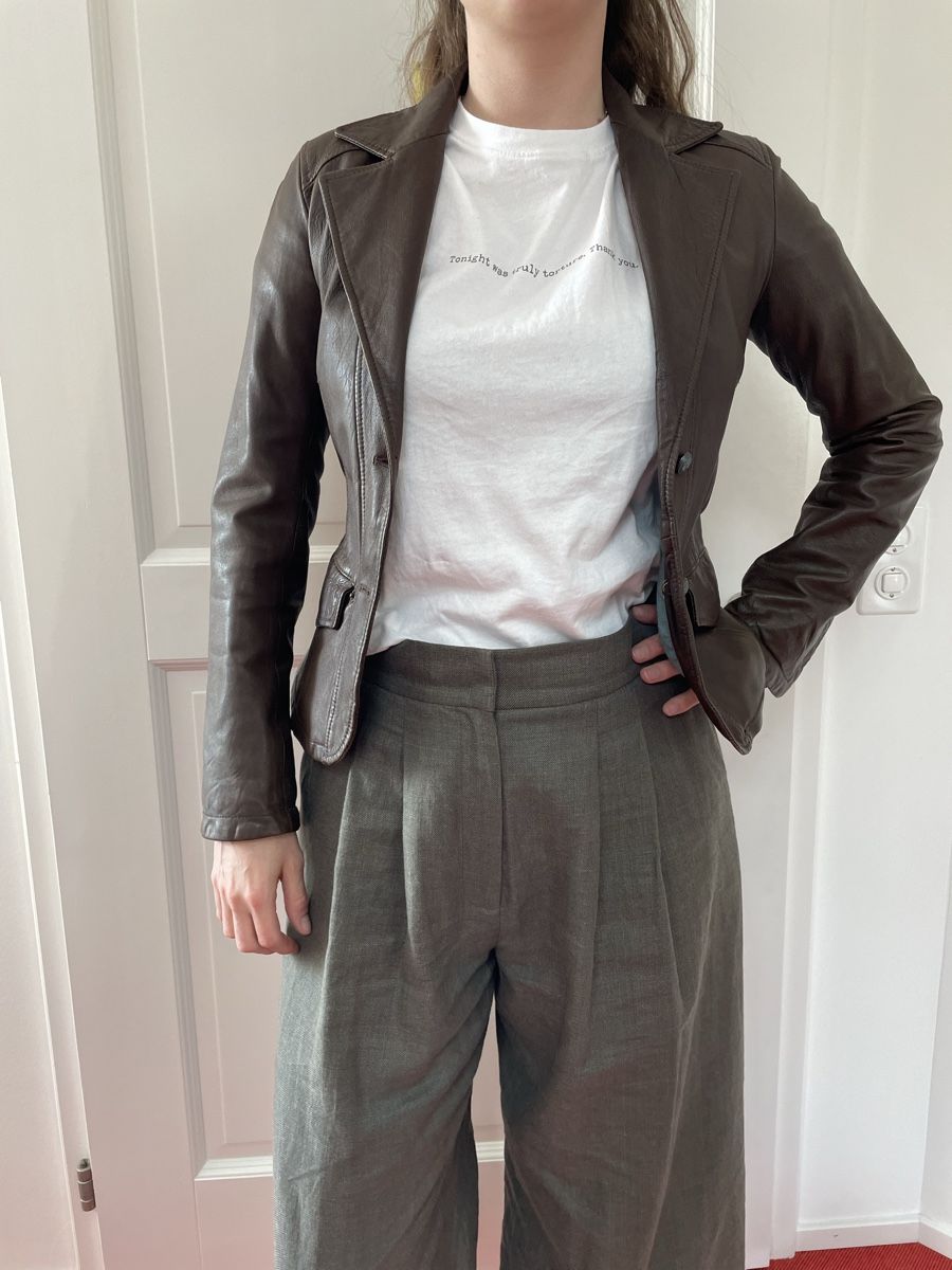 Giacche: Lederjacke Brogden Braun G.36 – Nuovo (secondo la descrizione) da Zollikon venduto da alessandra2m 7