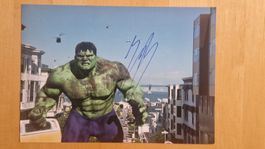 Hulk (Eric Bana), Original Autogramm auf Grossfoto in Farbe