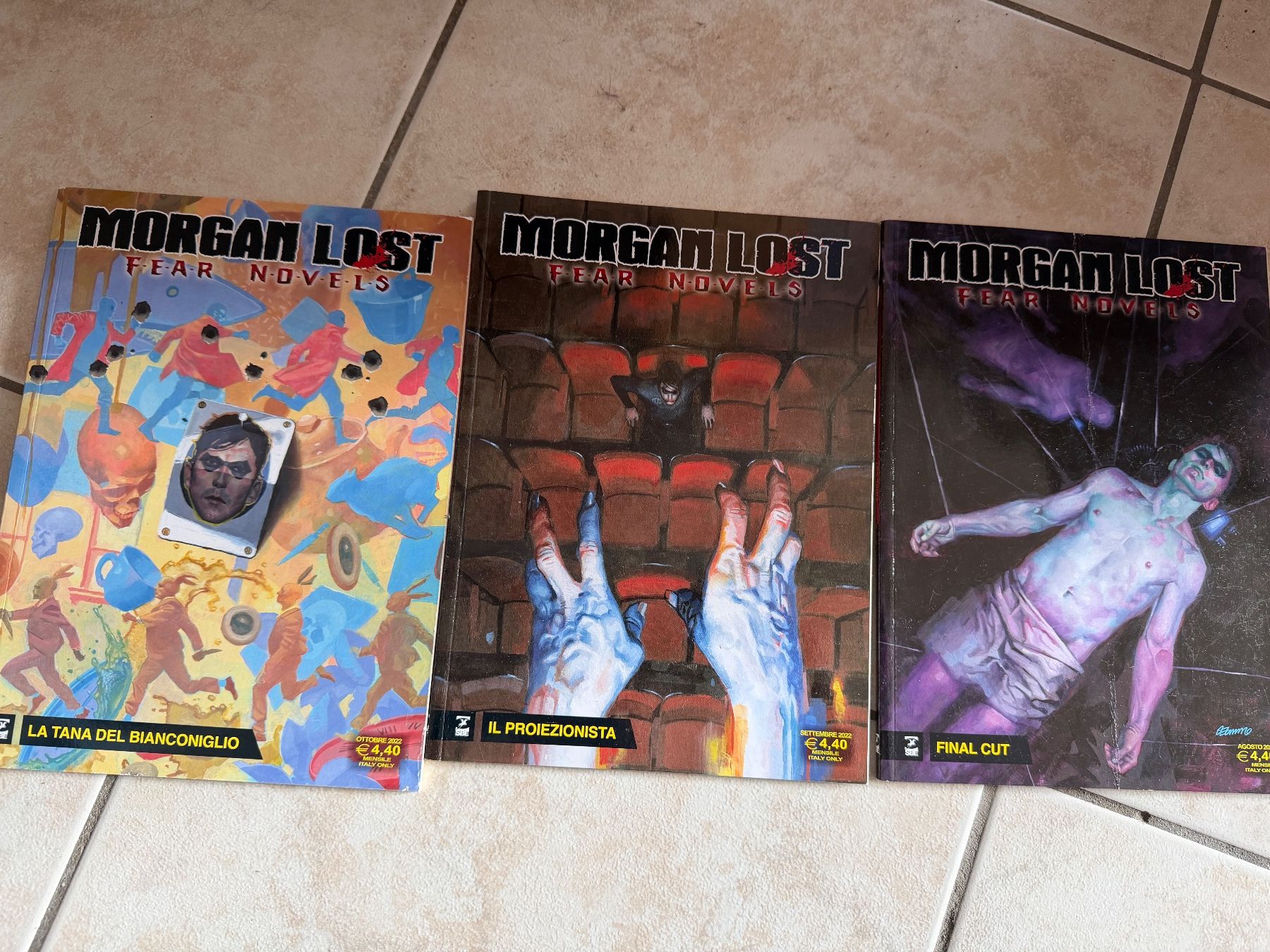 Fumetti: MORGAN LOST 1-6, Fear Novels 2-4 Bonelli – Usato da Minusio venduto da vertigoozBazar4u 4
