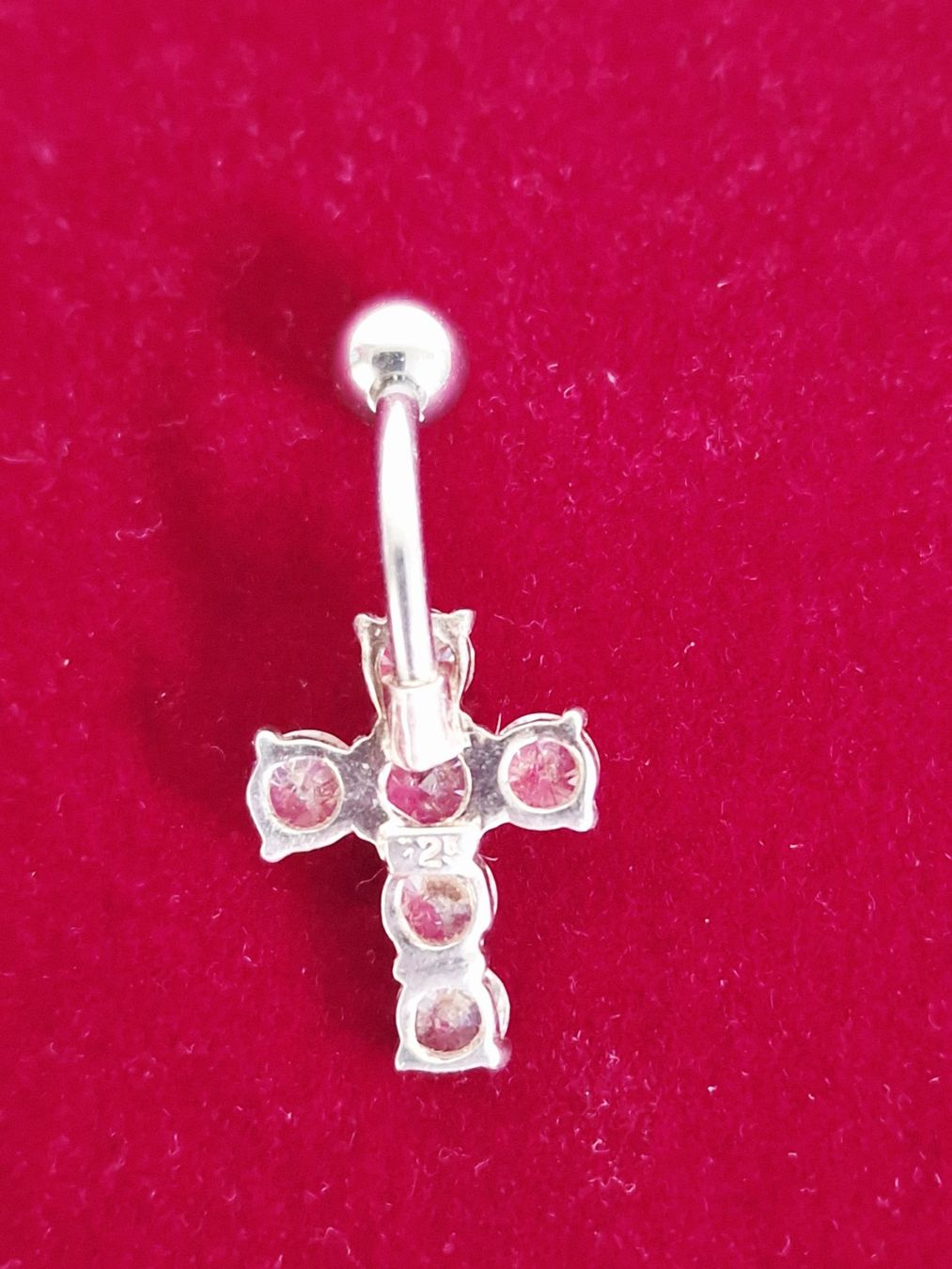Gioielli per piercing: Bauchnabel Piercing mit Kreuz – Usato da Hallau venduto da CHACLA 2