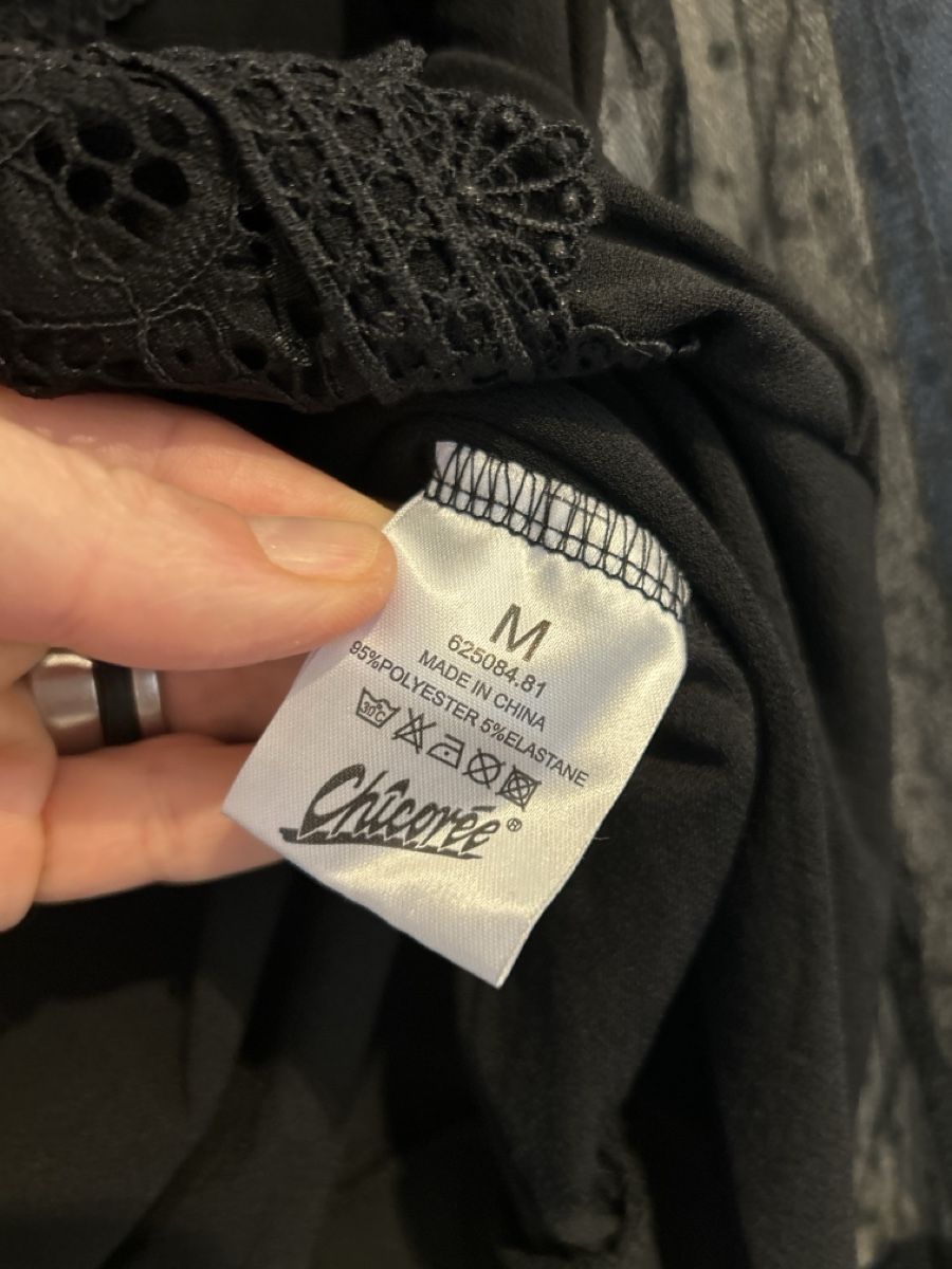 Camicette: Neue Bluse von Chicoree, Grösse M, schwarz – Nuovo (secondo la descrizione) da Erlinsbach SO venduto da hallon480 2