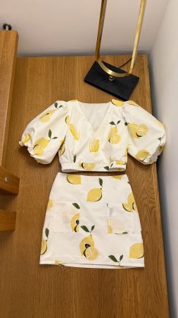 MAX MARA Kleid SET Rock TOP Blouse Sommerkleid Shirt Hemd