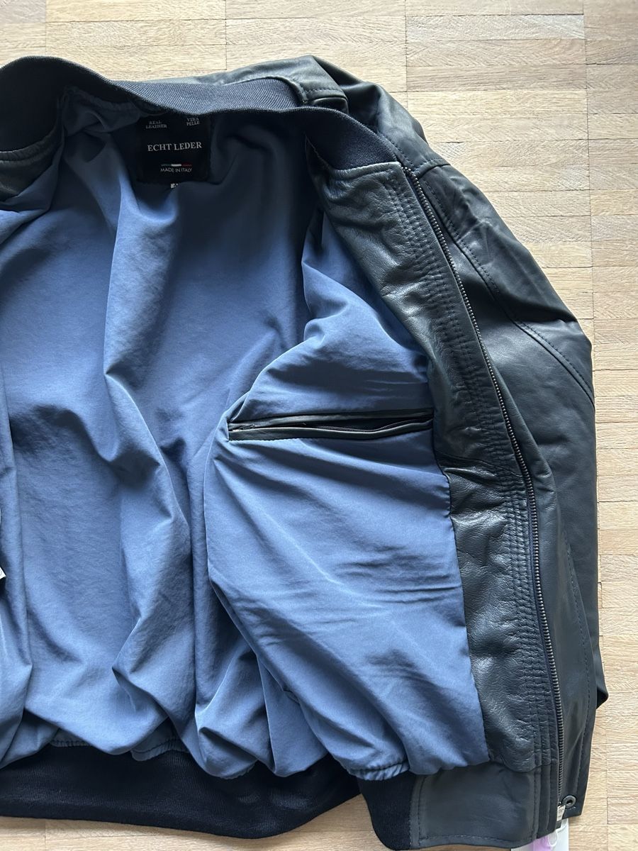 Giacche: Lederjacke Herren Neu Gr. XS Navy – Nuovo (secondo la descrizione) da Utzigen venduto da Crisbo 2