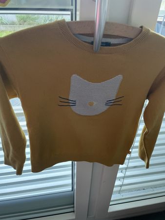 Okaïdi Pullover mit Katzen