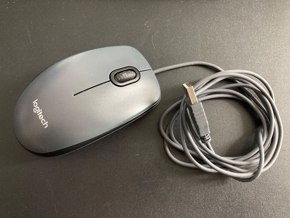 Logitech M 100 optische Maus mit USB-Anschluss | Kaufen auf Ricardo