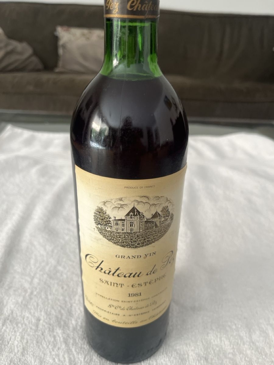 Vins: Rotwein Château de Pez Saint-Estèphe 1981 – Neuf avec emballage d'origine à Gockhausen par London95 5