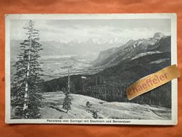 Gurnigel Stockhorn mit Berner Alpen, Selten! 1919