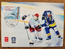 Maximum Karte 100 Jahre Eishockey 2008 für 1.--
