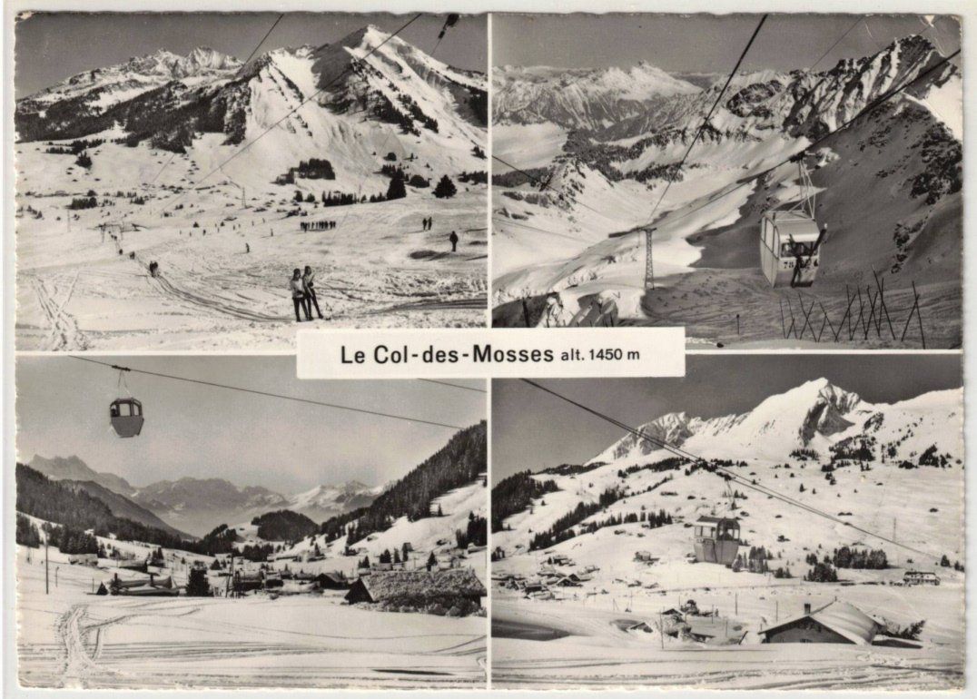 Ansichtskarten: Col des Mosses - 4 Bild AK – Gebraucht aus Binningen von Mountainrider