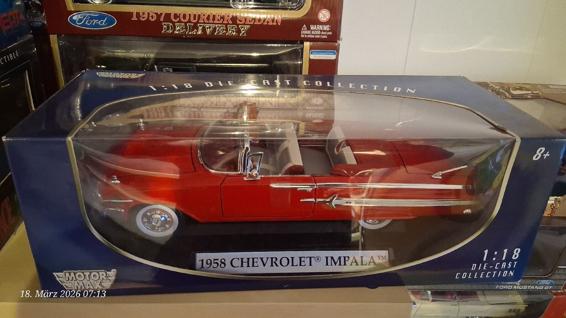 Motormax Modellini d'auto: 1:18 1958 Chevrolet Impala – Nuovo e nell'imballaggio originale da Wolfenschiessen venduto da 2-stroke-garage