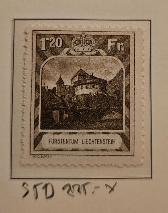 Tutti i francobolli: FL 95B ! UNGEBRAUCHT ! KAT 225.-- ! – Nuovo (secondo la descrizione) da Rombach venduto da Kunstmarkart