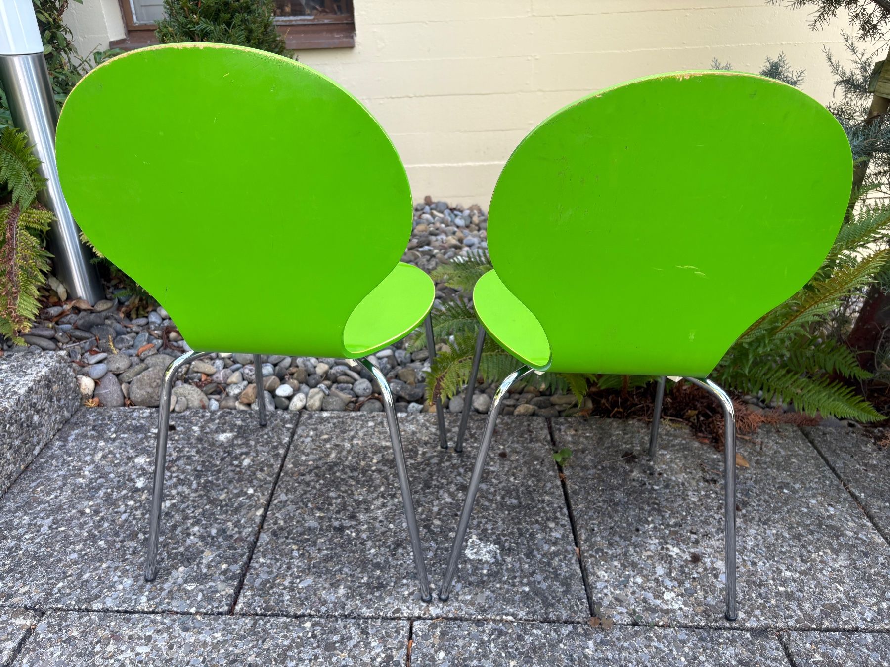 Sedie: Stühle  2 er Set Holzsitz mit Metallfuss – Usato da Schleinikon venduto da msfwmw2 9