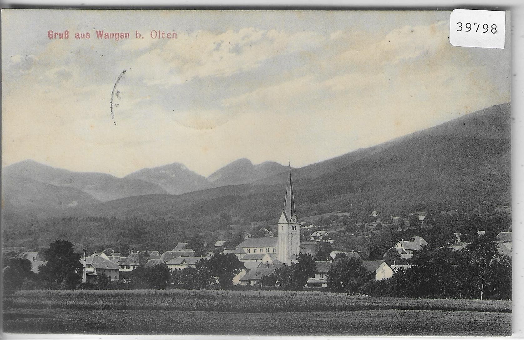 Ansichtskarten: Gruss aus Wangen bei Olten – Gebraucht aus Ettingen von Kartenplanet