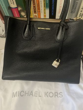Sac Michael Kors  leather black Mercer Large 
