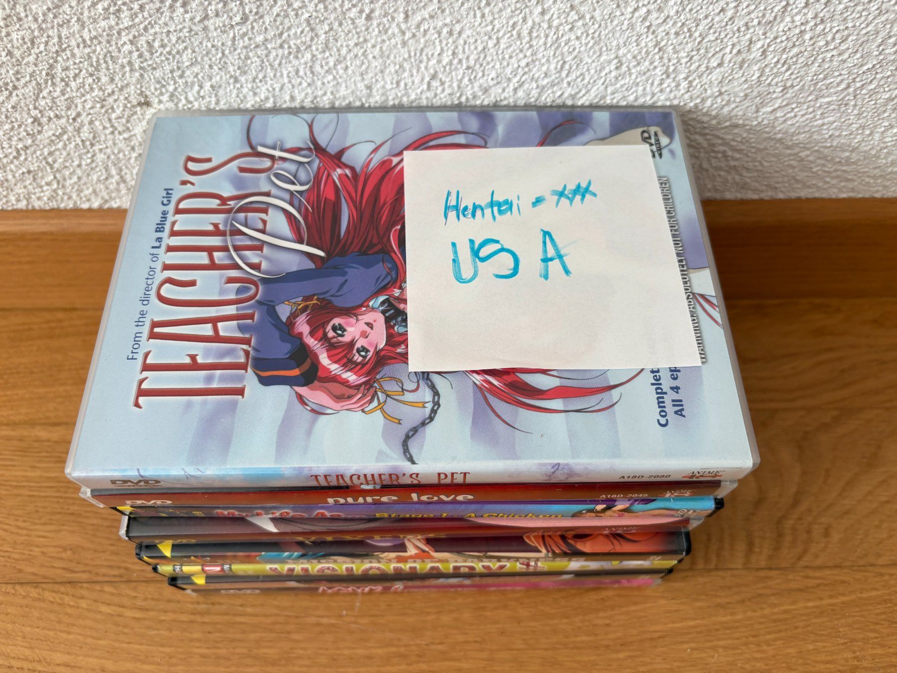 Tutti i DVDs: 8 ANIME DVDs - ab 18 - US Import – Usato da Ottenbach venduto da TimelessEmotions. 1