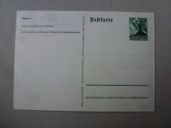 Cartes postales: Postkarte ++ 4. Dezember 1938 ungebraucht – D'occasion à Walkringen par Casablanca777