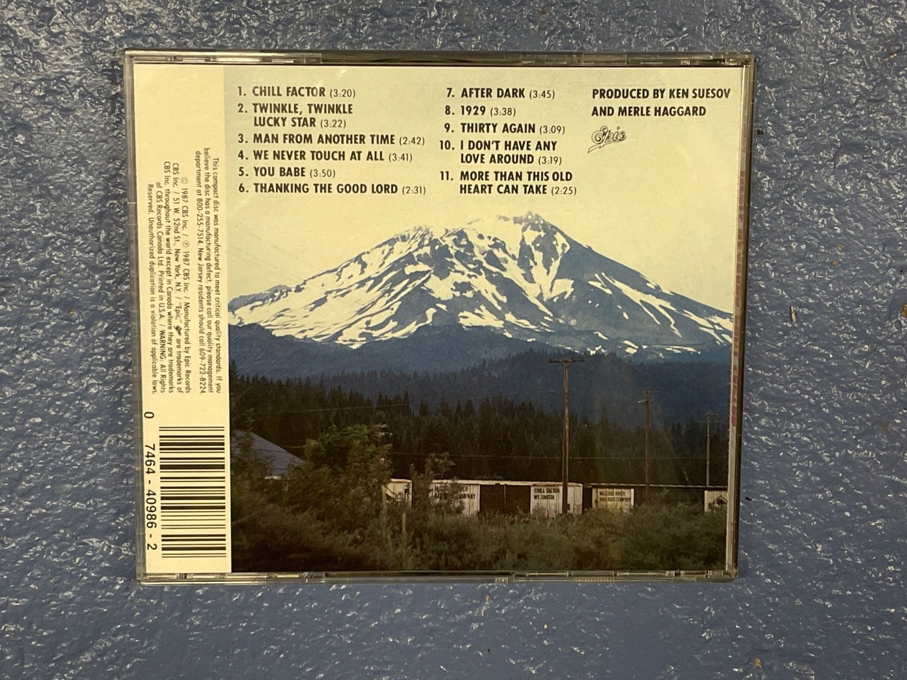 CDs: [CD] MERLE HAGGARD - Chill Factor (1987) – Gebraucht aus Frasnacht von DiskSelection 1