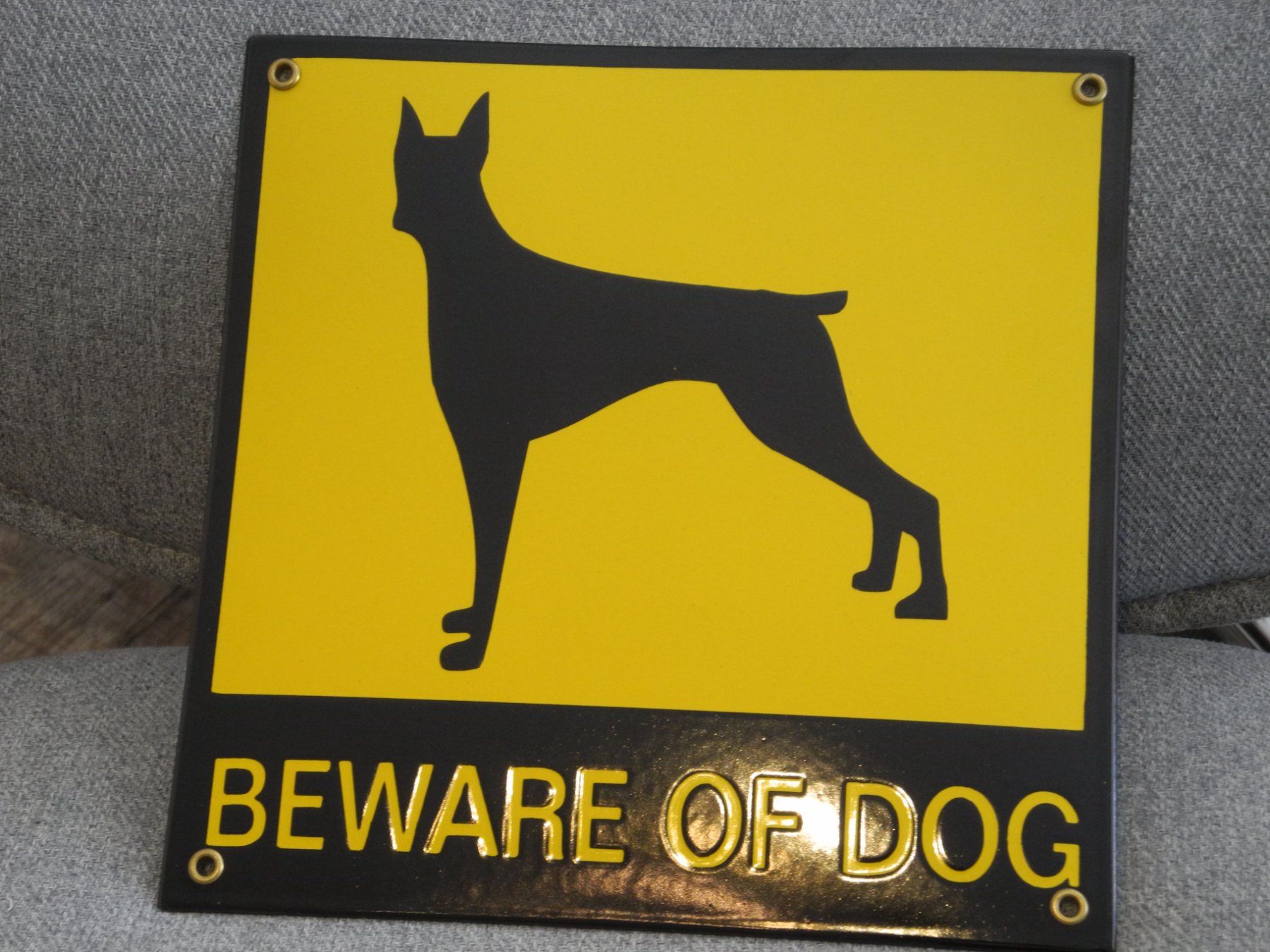Insegne: ACHTUNG HUND  EMAILSCHILD – Nuovo (secondo la descrizione) da Reinach AG venduto da Huckleberrysix 3