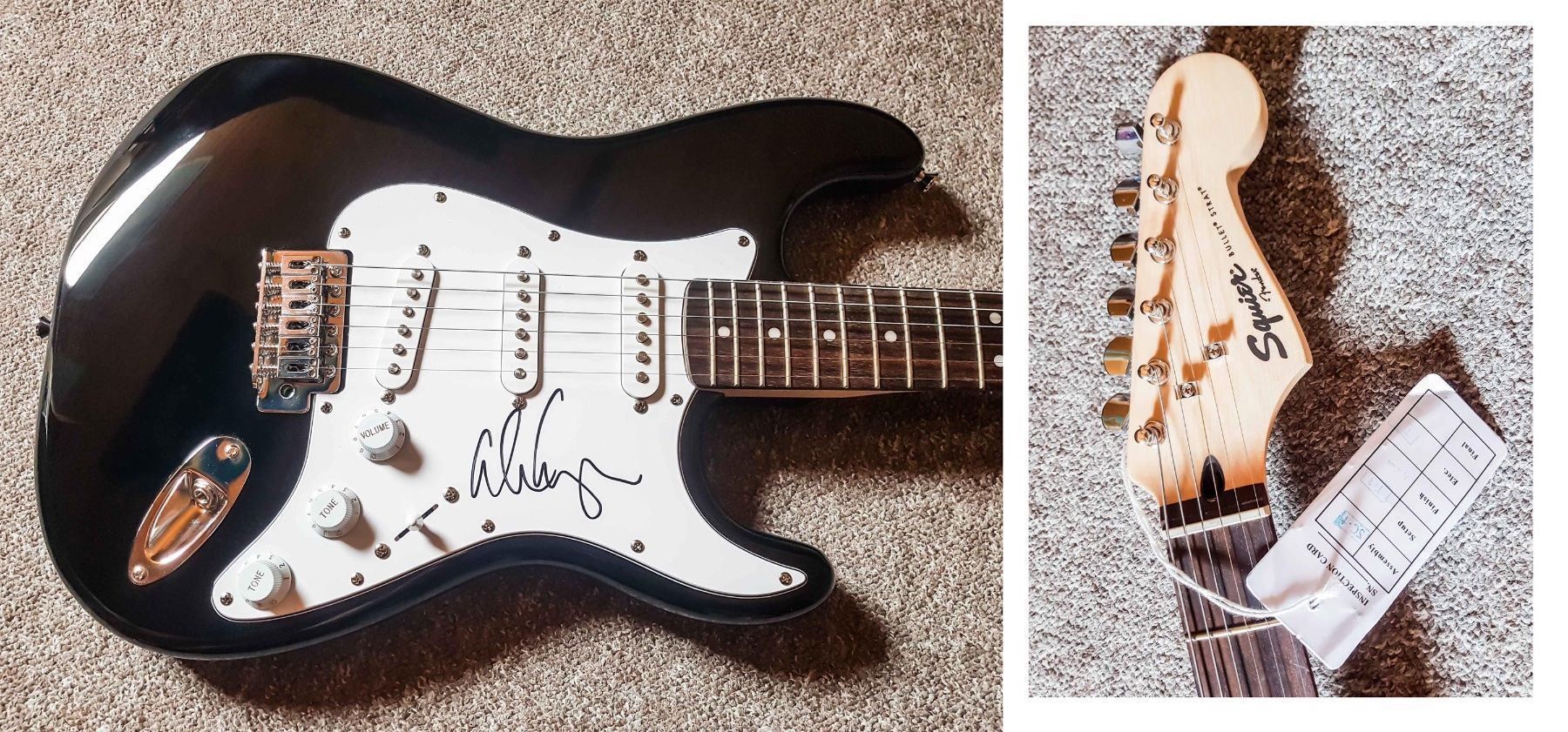 Fender Strumenti musicali: Alice Cooper - Autogramm Gitarre Fender – Nuovo (secondo la descrizione) da Kaisten venduto da Simpsons4