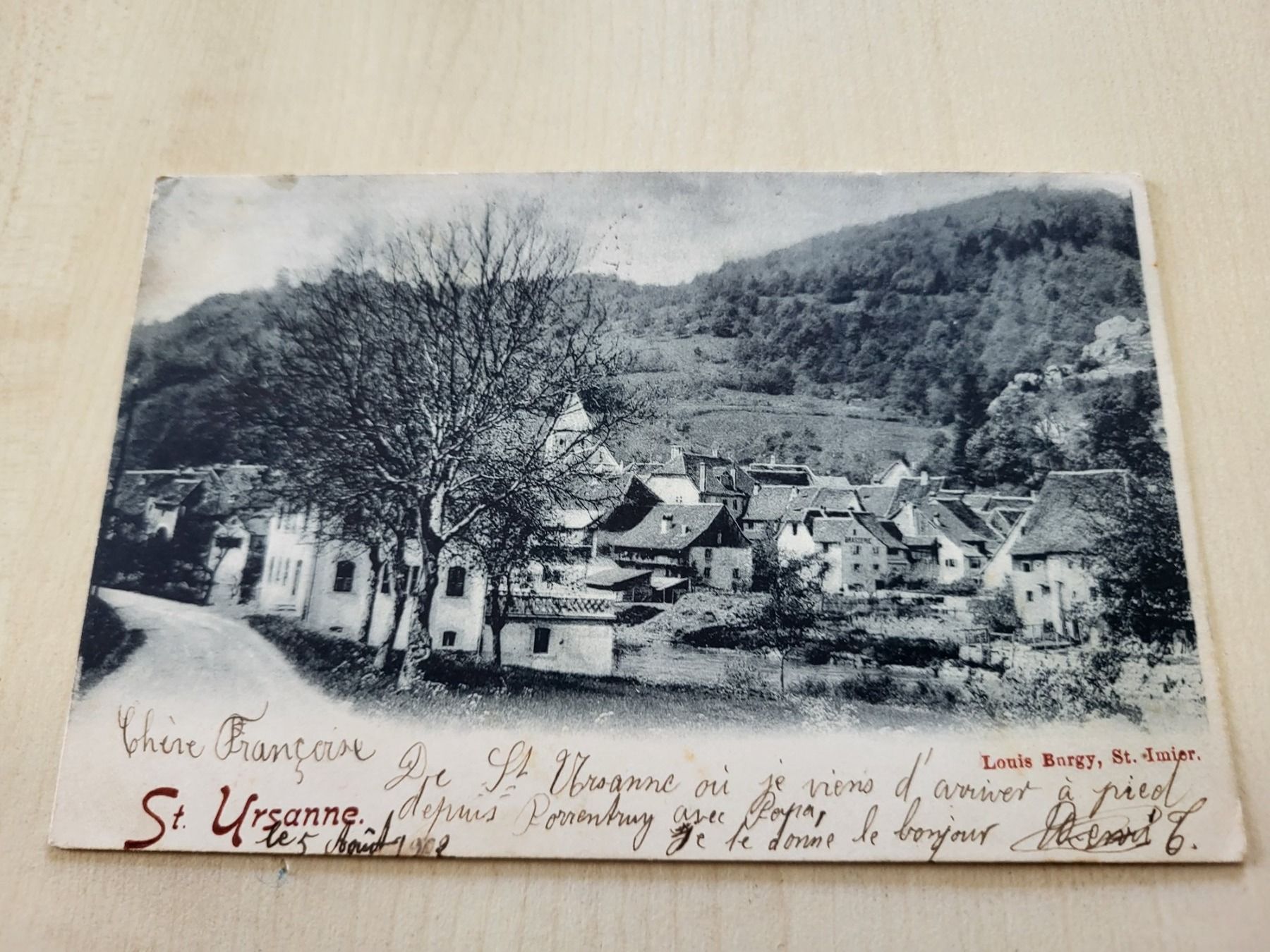 Ansichtskarten: Carte postale de St-Ursanne – Gebraucht aus St-Ursanne von kmi_6pyk