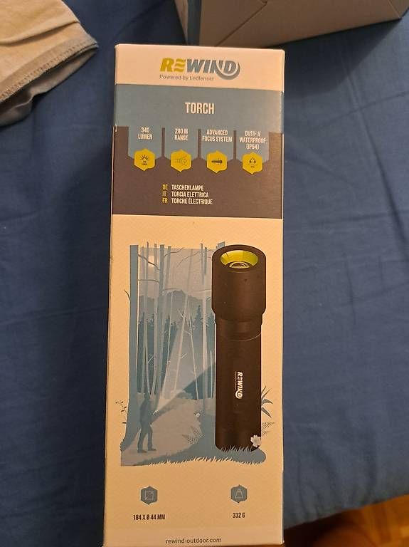 Lampes: REWIND LED Taschenlampe / Torch Flashlight  NEU & OVP – D'occasion à Basel par sha_wj5p
