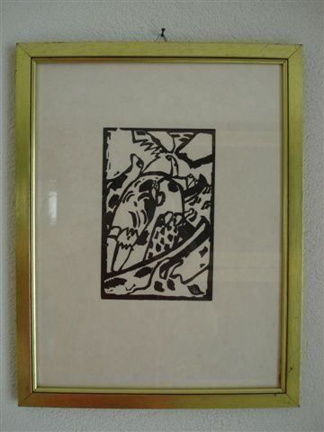 Xilografie: Wassily Kandinsky, Original Holzschnitt – Usato da Einsiedeln venduto da artgallery59 1