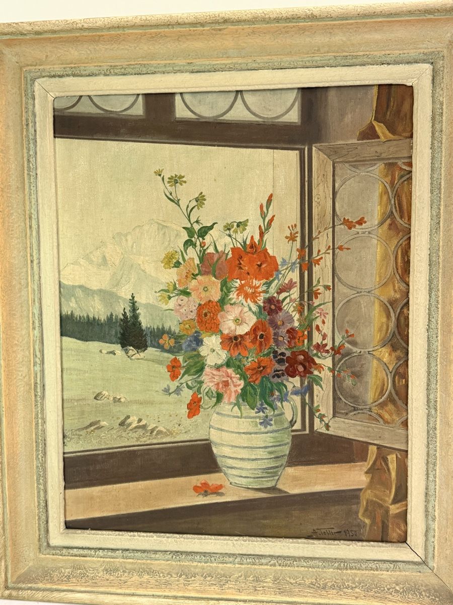 Dipinti: A. Tobler 1950 - Ölgemälde  – Usato da Solothurn venduto da NUVICO 6