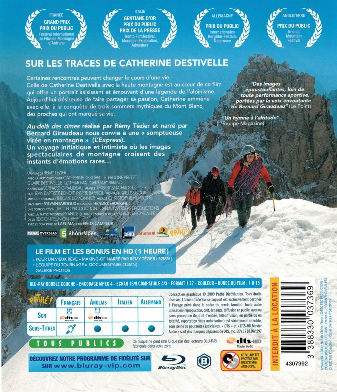Tous les DVDs: AU-DELÀ DES CIMES – Neuf (Voir description) à Bursins par Adabel 1