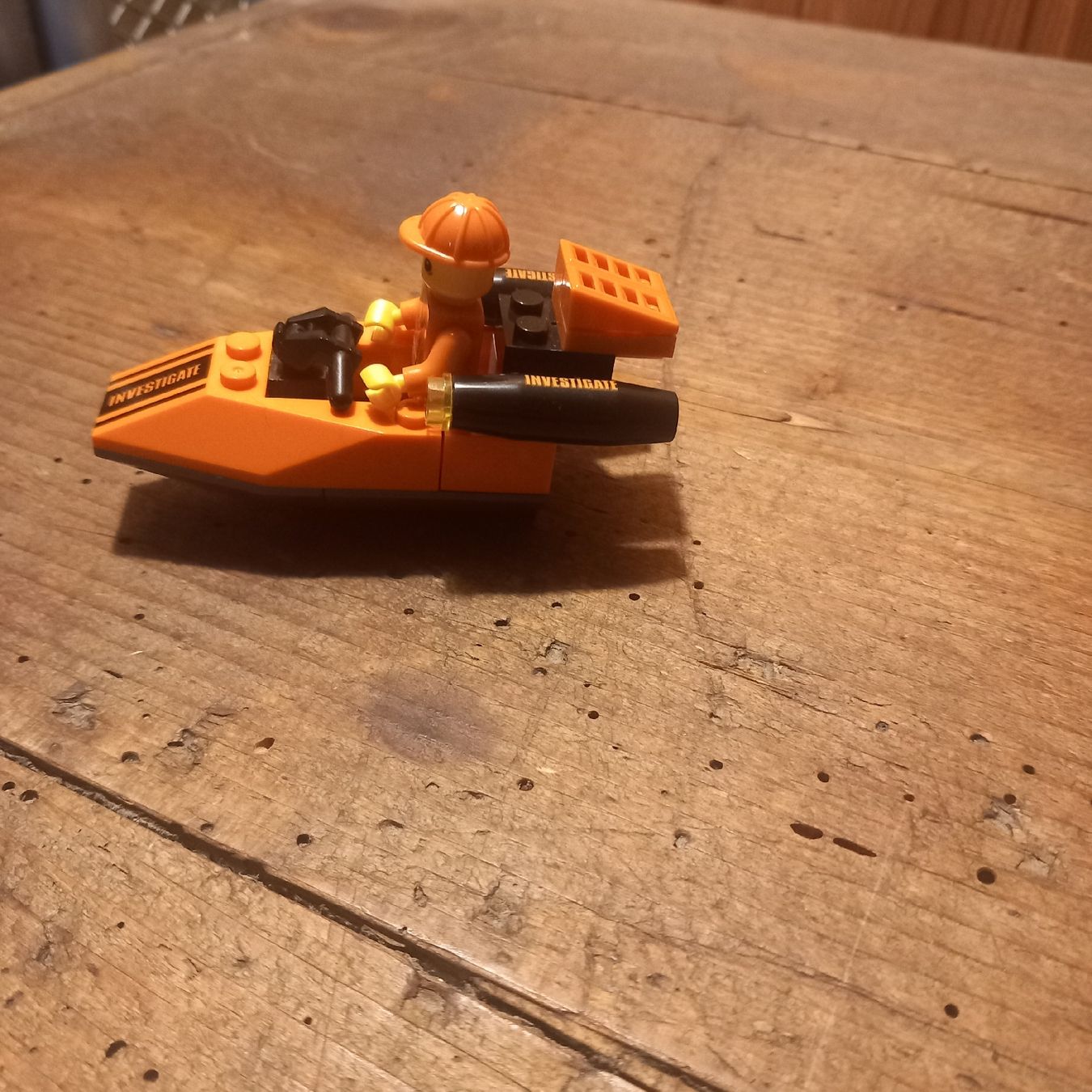 Lego Spielzeuge: LEGO(c) speed boat orange mit Figur  – Gebraucht aus Ebnat-Kappel von blazzi 1