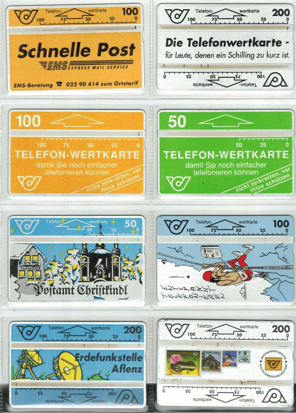 Schede telefoniche: 8 Telefonkarten Österreich – Usato da Zürich venduto da Tolima194