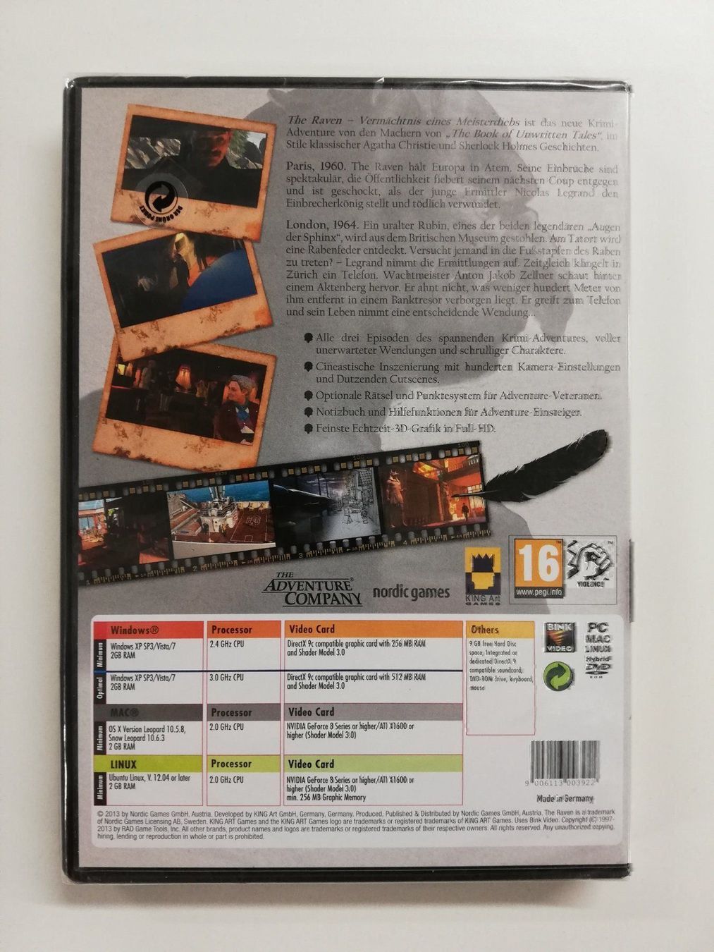 Microsoft Spiele: The Raven / PC Game NEU OVP sealed – Neu (gemäss Beschreibung) aus St. Gallen von zorro_dc 1