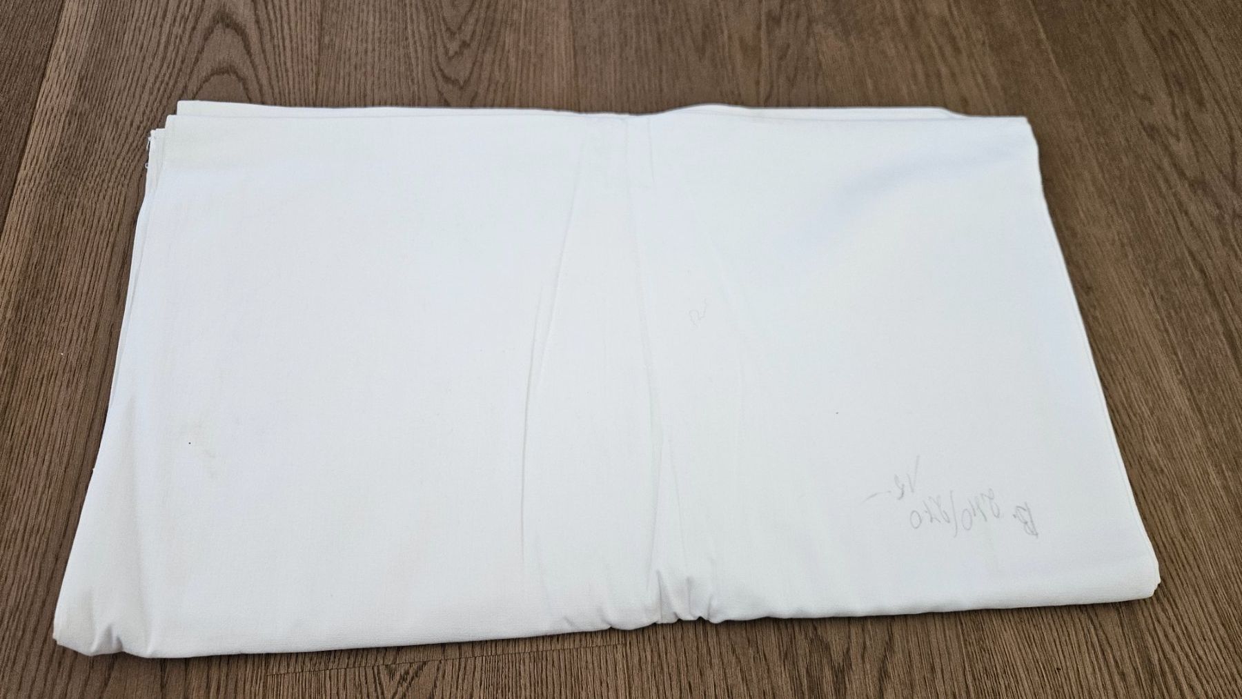 Bettwäsche: Vecchio lenzuolo bianco in cotone 240x270/280 cm – Gebraucht aus Melano von H-Sara 1