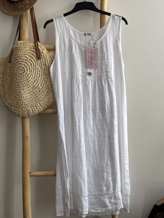 🏝️🌞🏝️Robe neuve "Toutes Belles en Lin" 100% lin 40-44