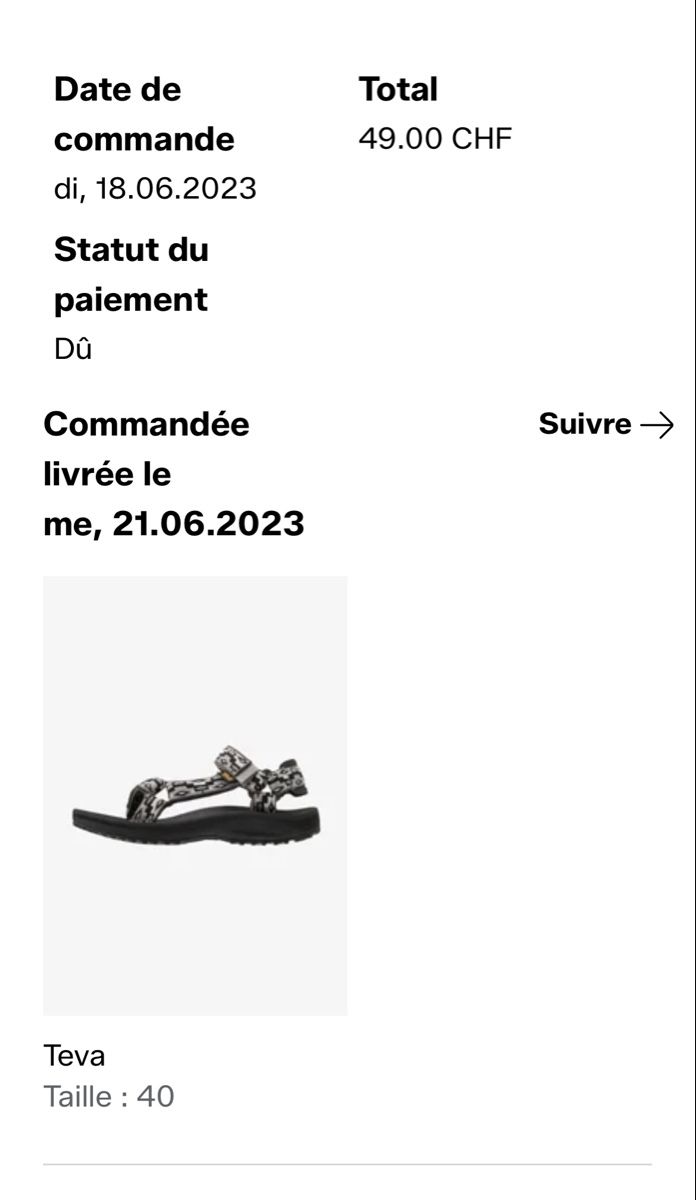 Teva Scarpe da donna: Teva sandales taille 40 – Usato da Fontaines NE venduto da madamezo 3