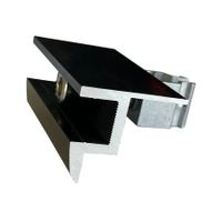 Endklemme mit Klick-System (schwarz, eloxiert)