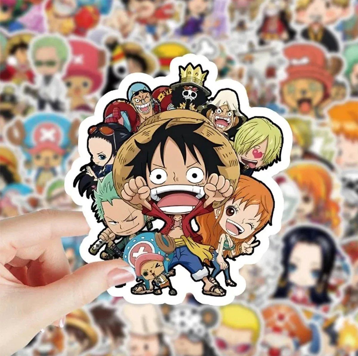 50 Stk. Sticker Aufkleber - luffy Zoro One Piece (Neu und ...
