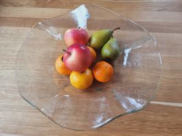 Glasi Hergiswil Obstschale, Handarbeit, Schweiz 🇨🇭