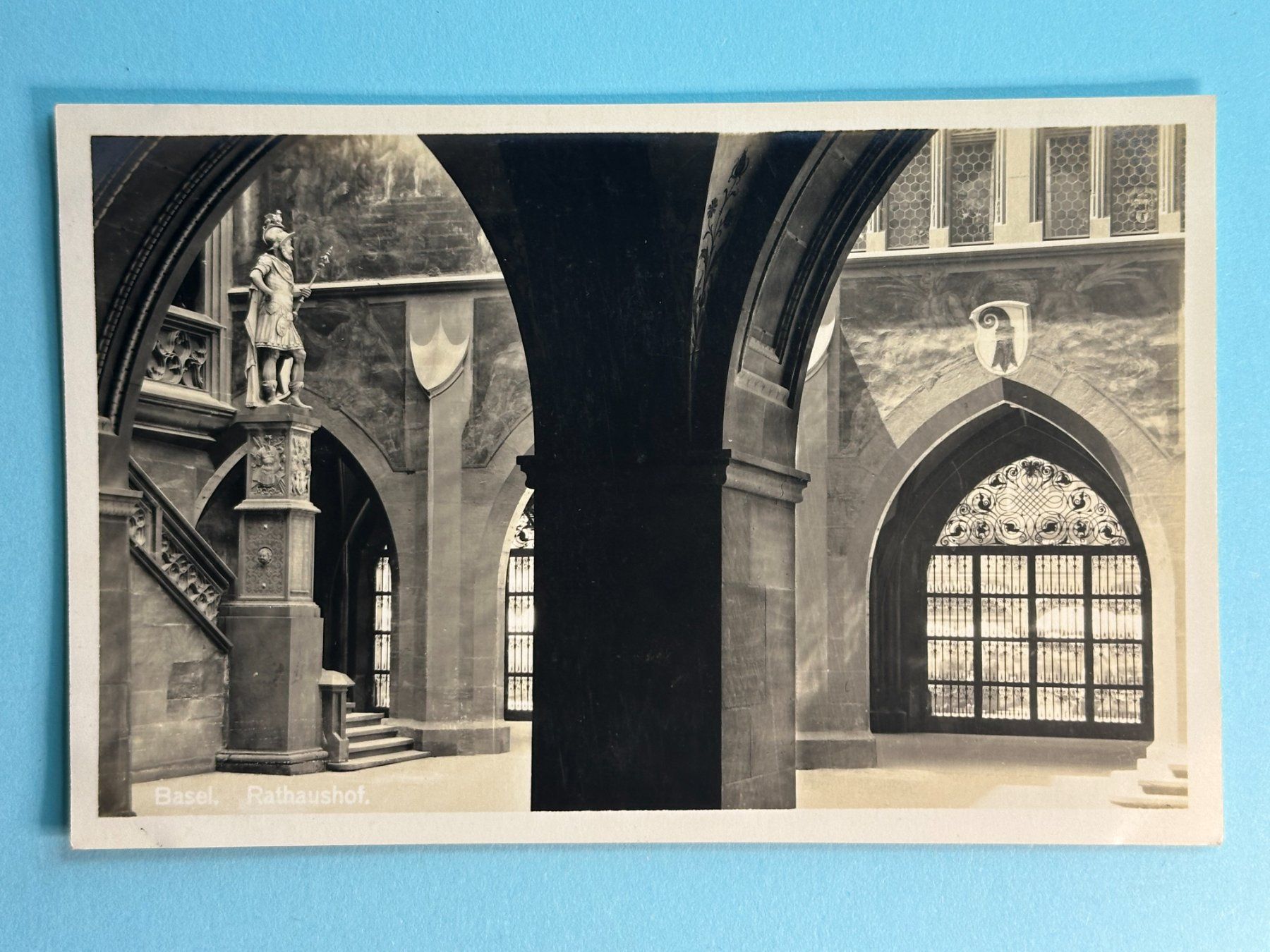 Cartoline postali: Basel - Rathaushof – Usato da Steg VS venduto da danwer74