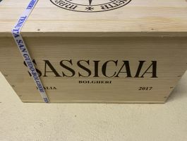 6 Flaschen Sassicaia 2017