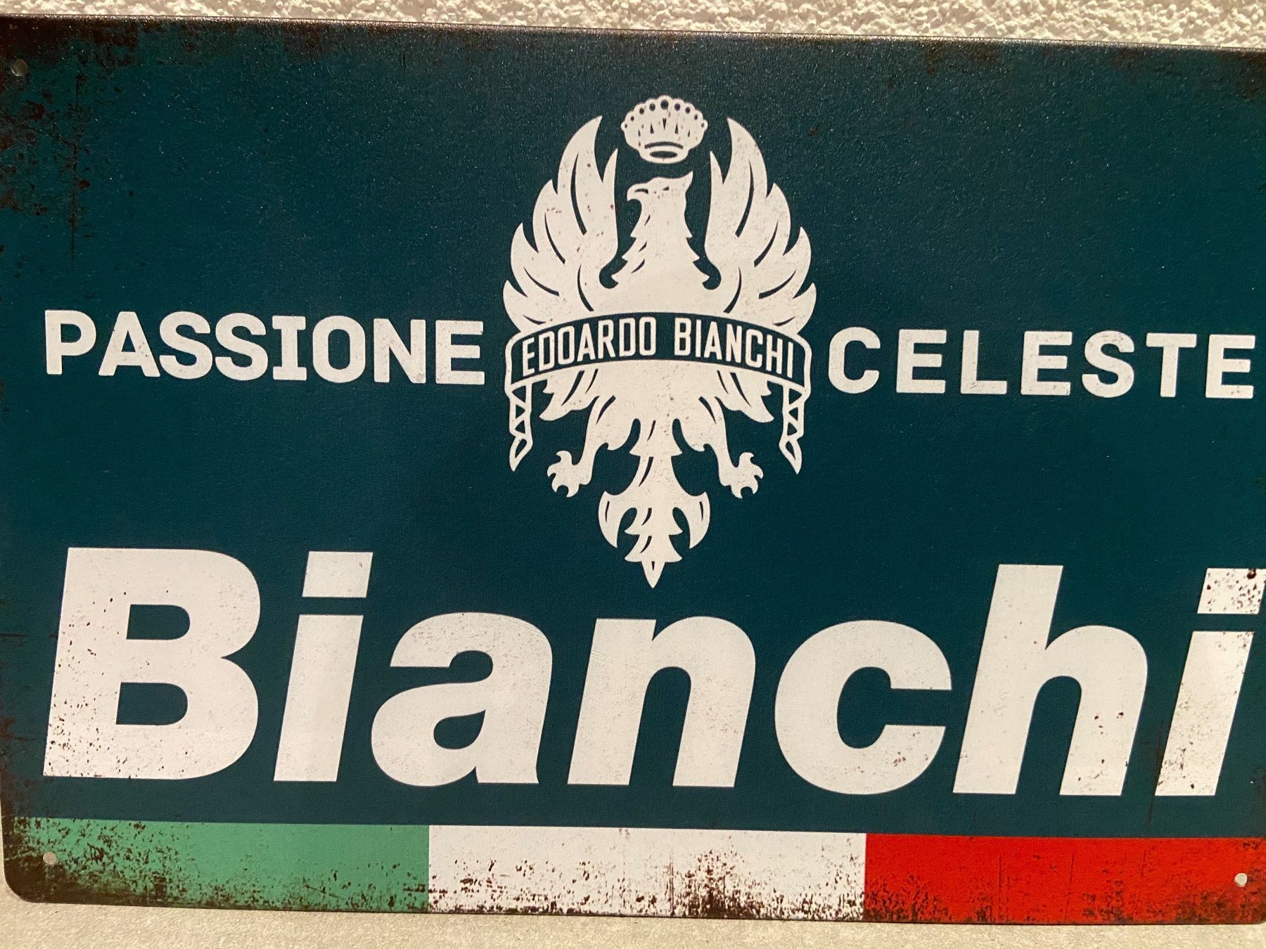 Insegne: EDOARDO BIANCHI Tafel EinzigartigNeu – Nuovo e nell'imballaggio originale da Seon venduto da Aaargauer01 7