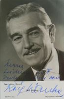 Rolf Wanka (1902-1983) Schauspieler - Autogramm