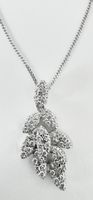 750/18 Karat Gold Collier mit 055 Ct Brillanten NEU