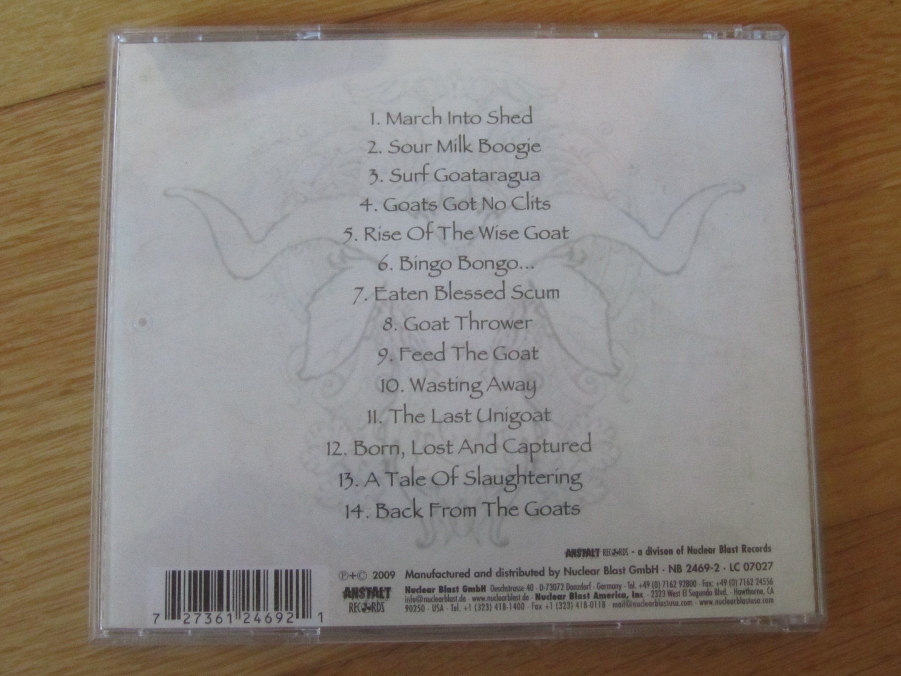 CDs: Milking the Goatmachine:  Back from the Goats – Gebraucht aus Seengen von mikelele 1