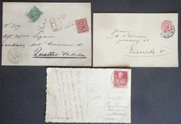 ITALIA: 6 invii postali degli anni 1900–1960