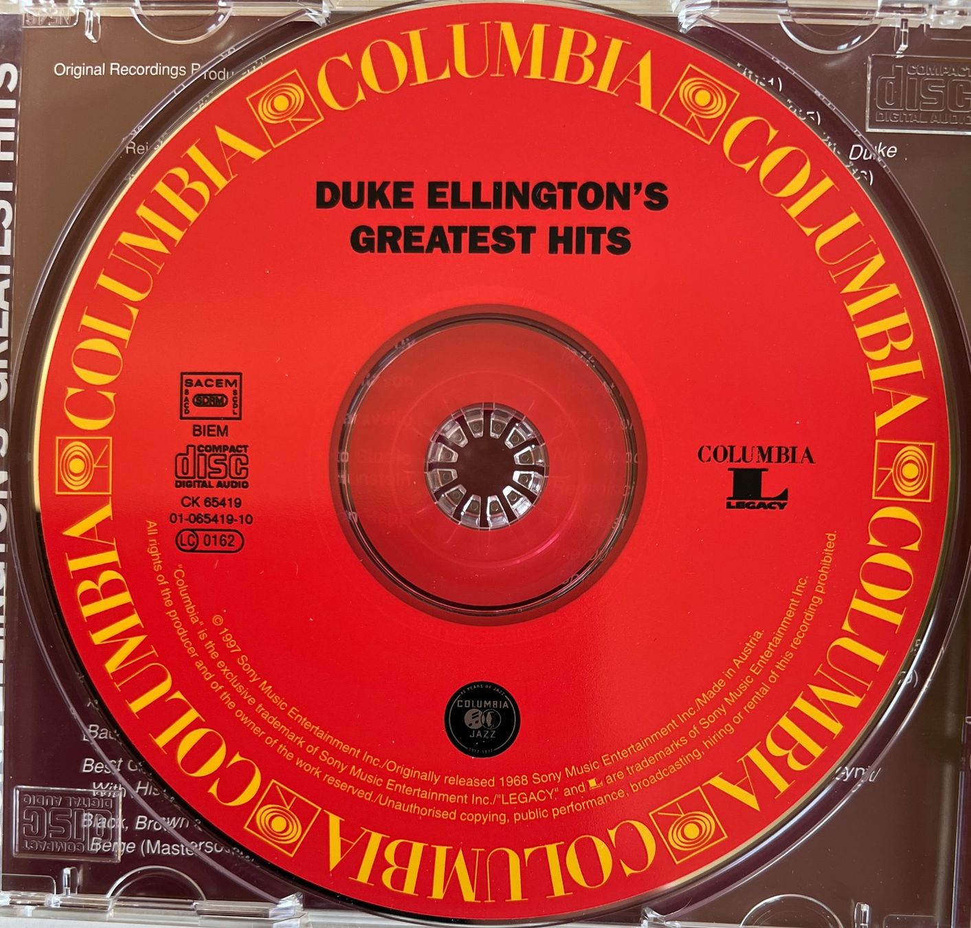 CD: DUKE ELLINGTON / Greatest Hits – Usato da Bischofszell venduto da kustavi 2