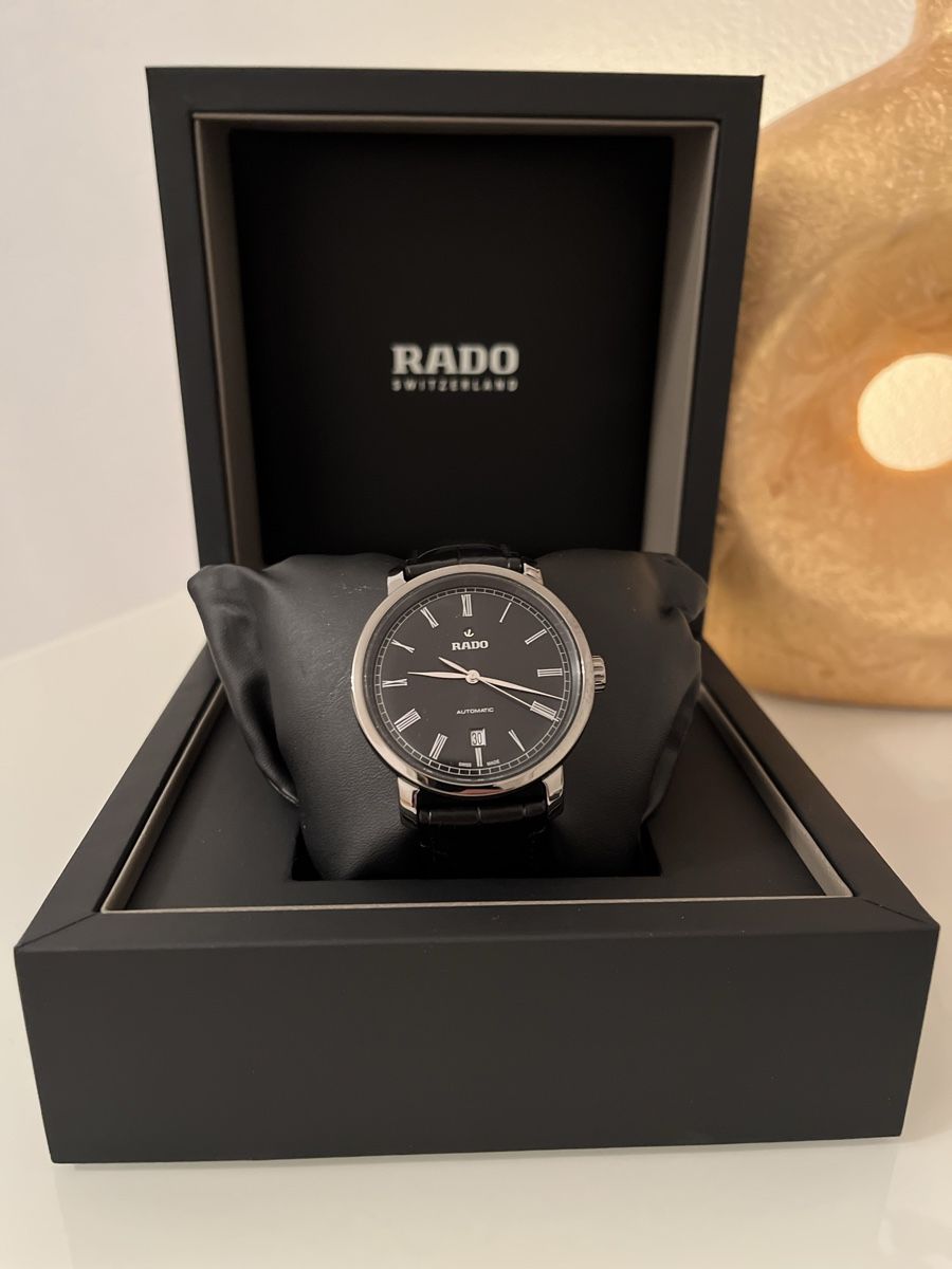 Rado Orologi: Elegante Rado Herrenuhr Automatic, Schwarz – Nuovo e nell'imballaggio originale da Bad Ragaz venduto da becks791 5
