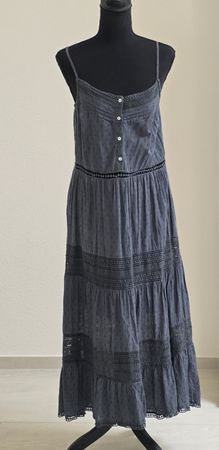 Sommerkleid blau Grösse M Baumwolle
