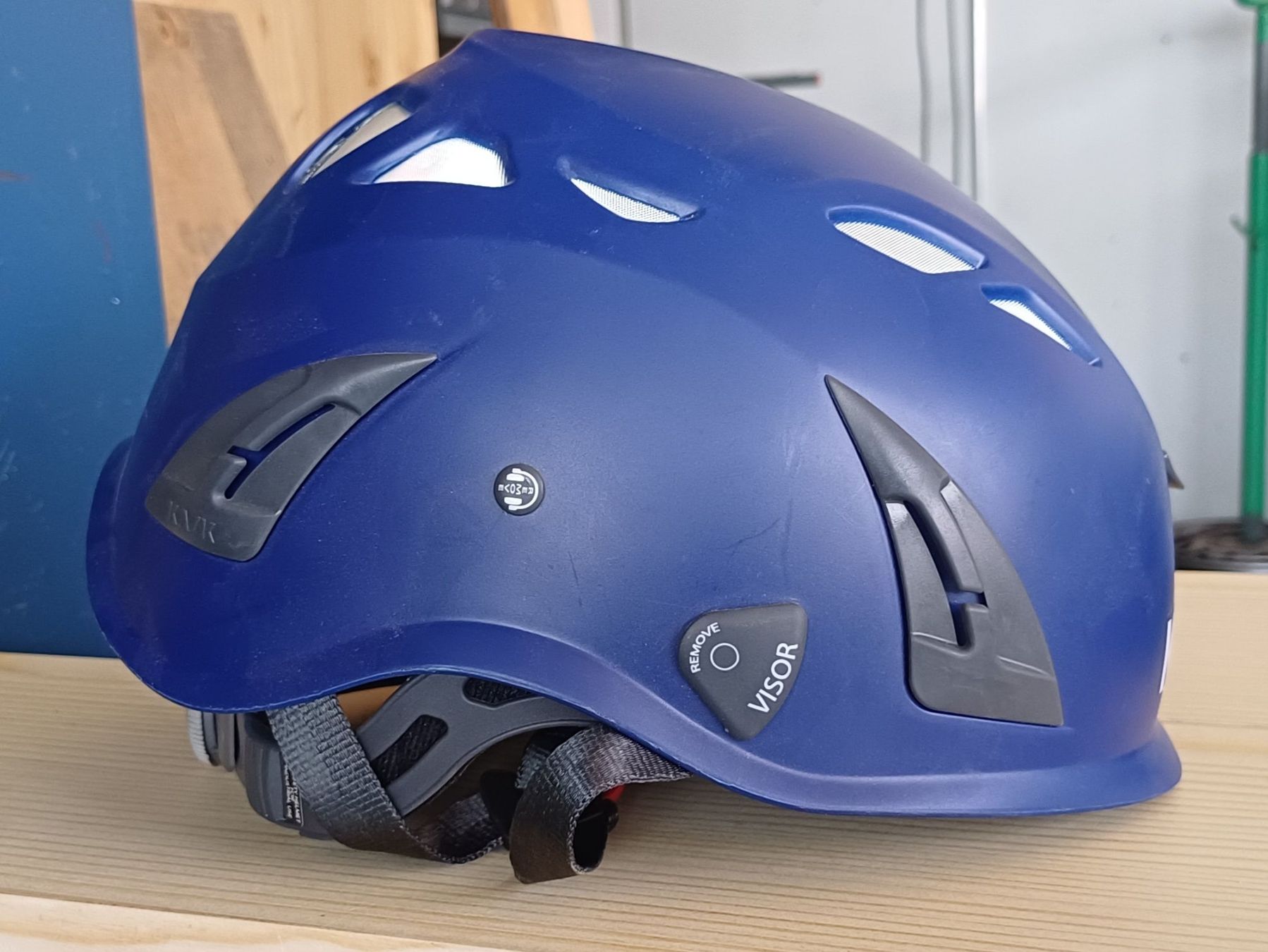 Kask Protezione per viso e udito: KASK K500 Kask Arbeitshelm blau – Nuovo (secondo la descrizione) da Alpnach Dorf venduto da jkp_k62jg