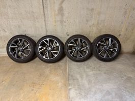 Original Skoda Superb 18"-Alukompletträder