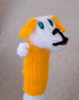 Fingerpuppen Hund und Katze